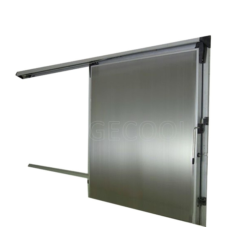 Color Steel Cold Room Sliding Door Walk In Freezer Door