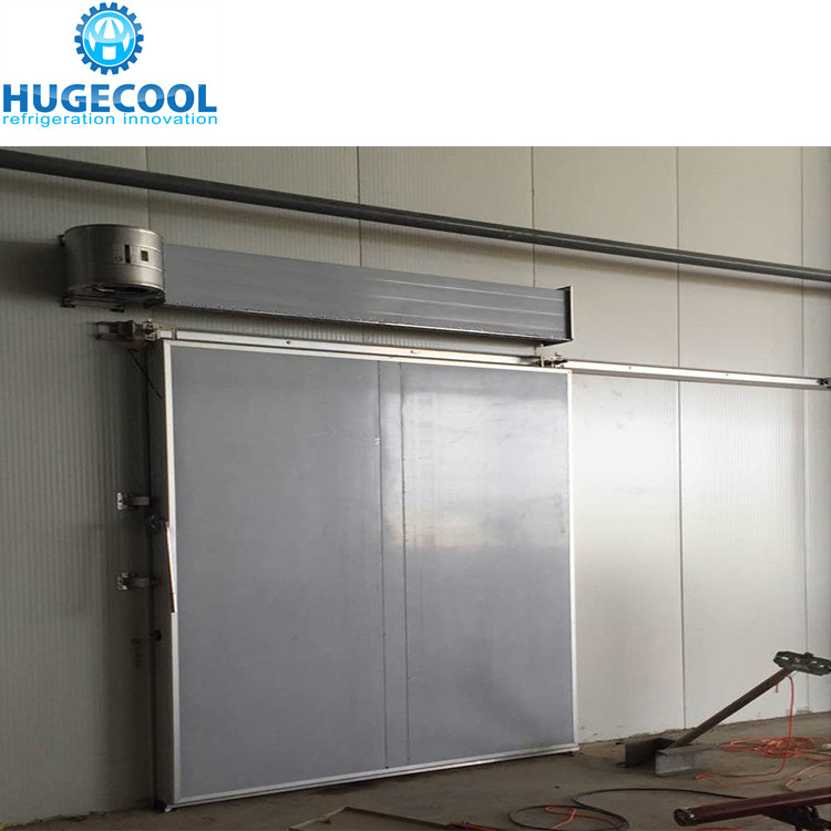 Color Steel Cold Room Sliding Door Walk In Freezer Door