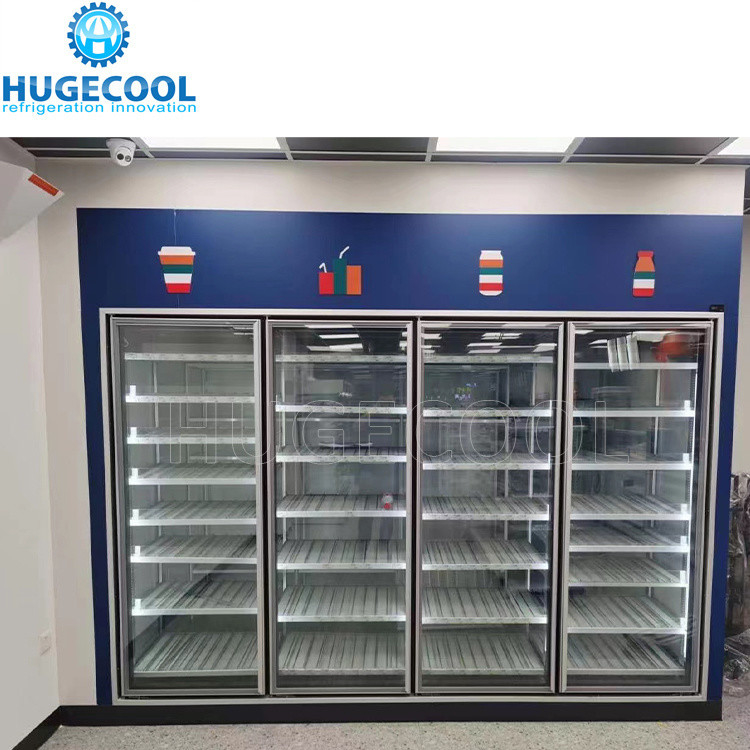 Gas Station Suitable Walk in Cooler with Beer Cave and Scroll Compressor
